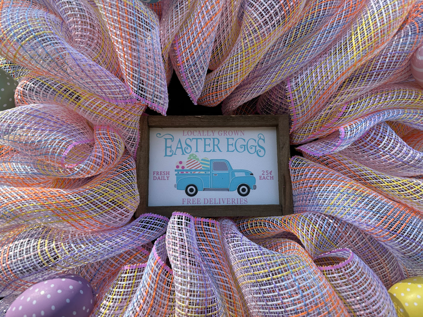 Pastel Easter Egg Wreath