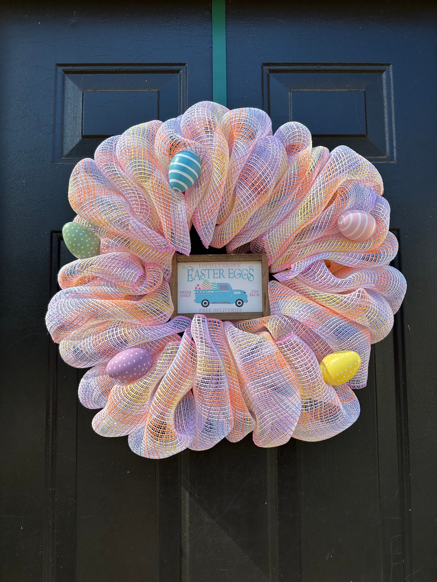 Pastel Easter Egg Wreath