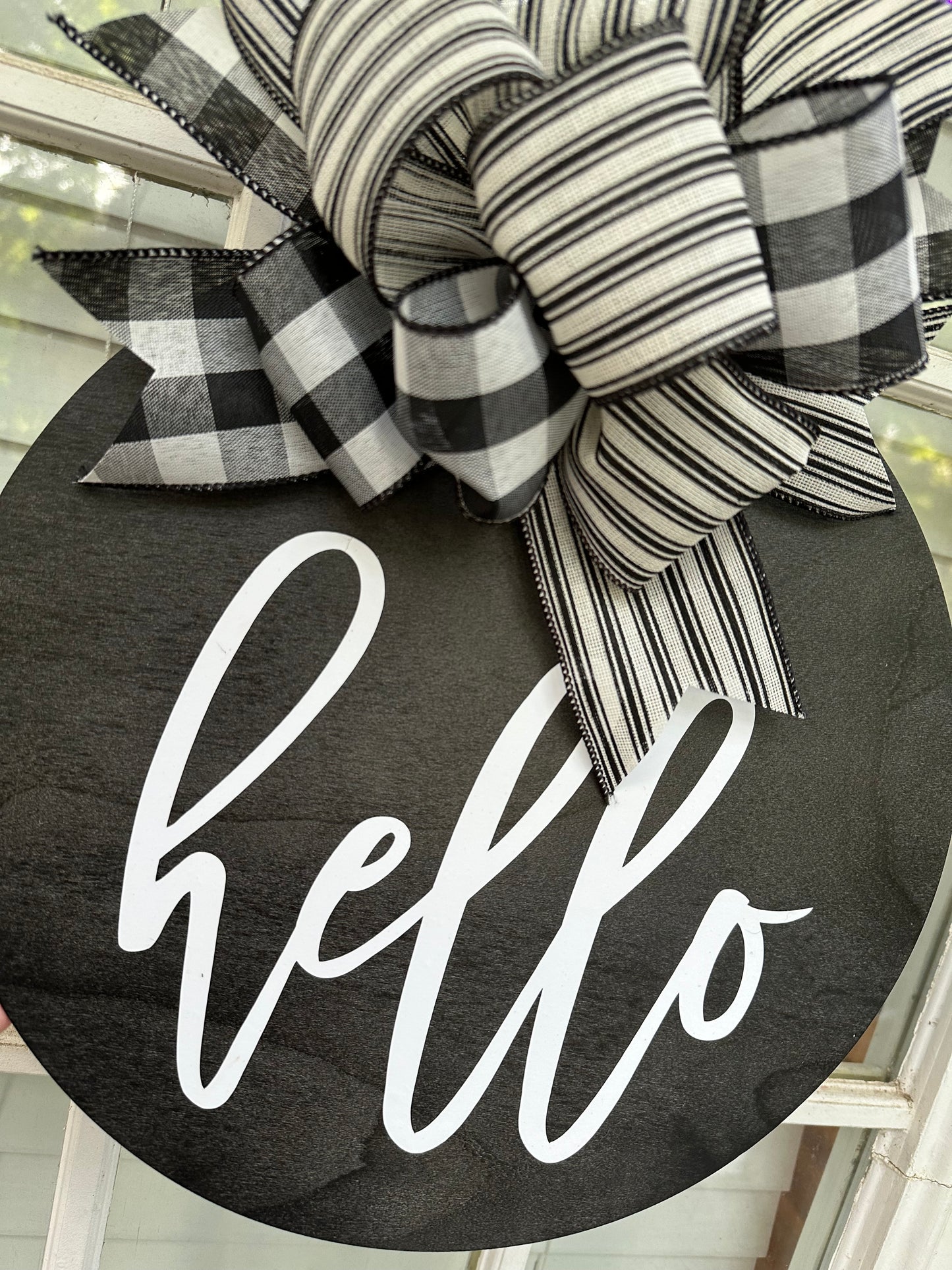 Black Door Hanger #2
