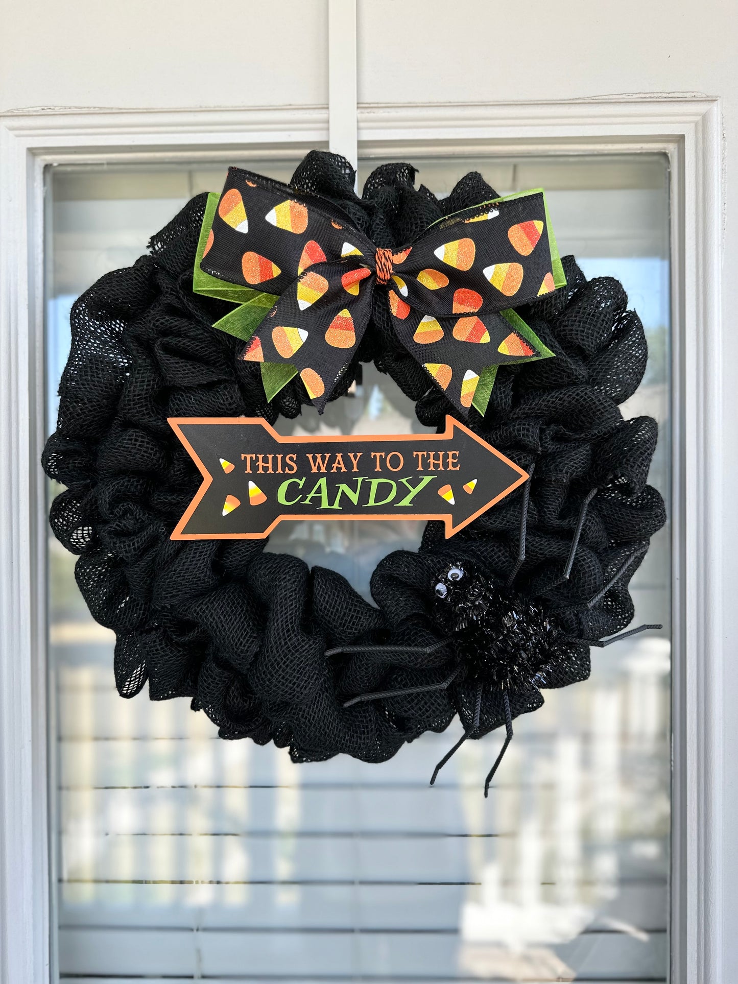 Halloween Candy Wreath