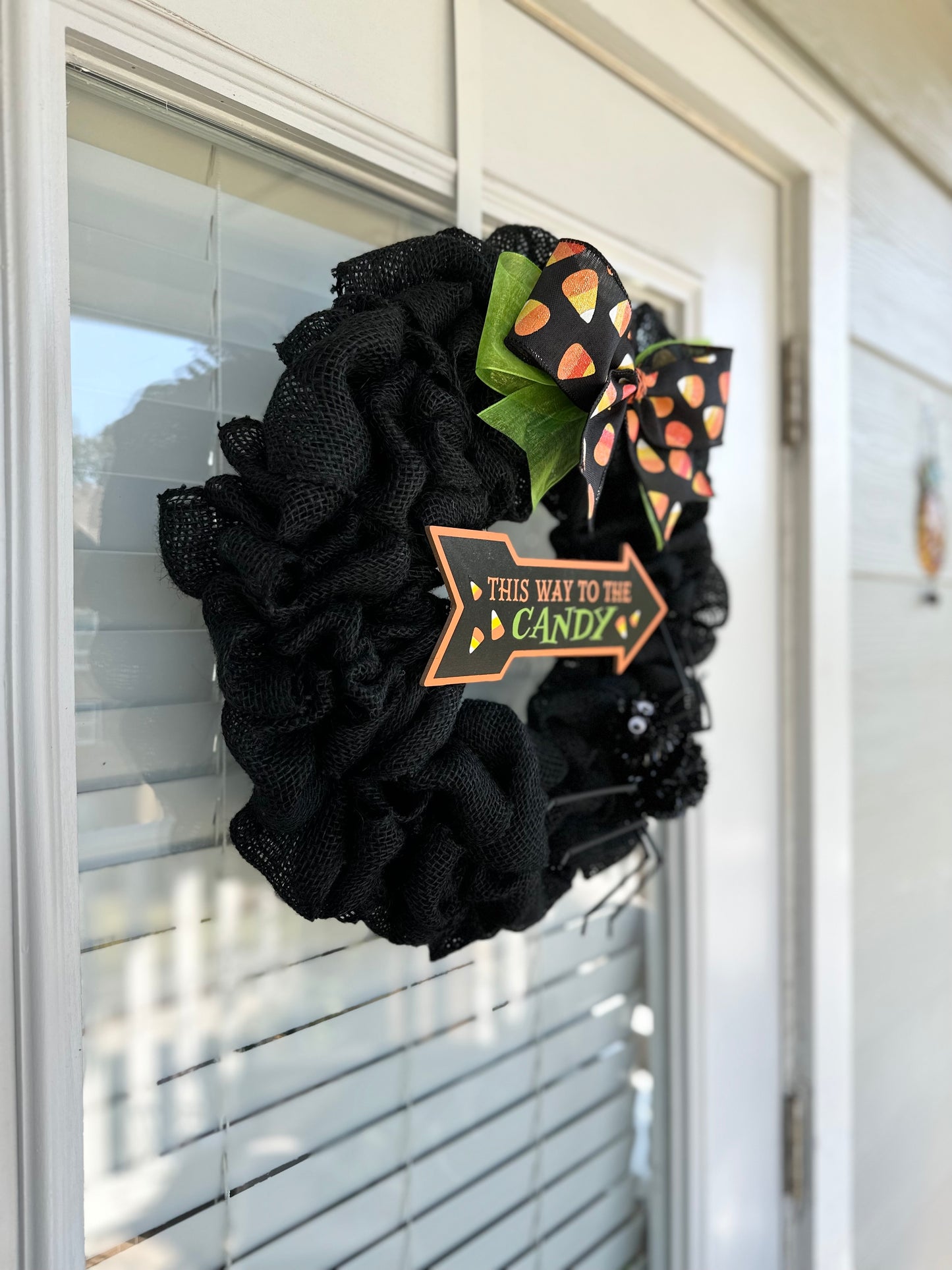 Halloween Candy Wreath