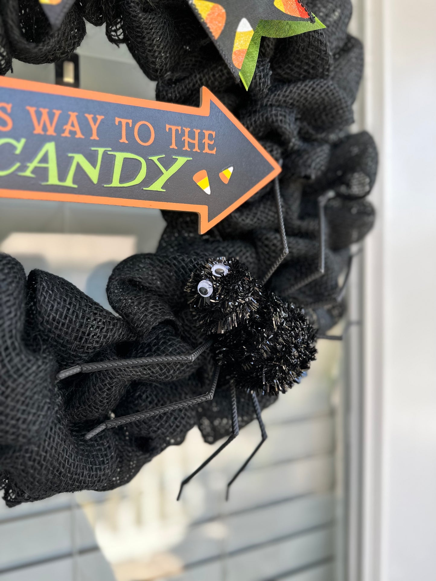 Halloween Candy Wreath