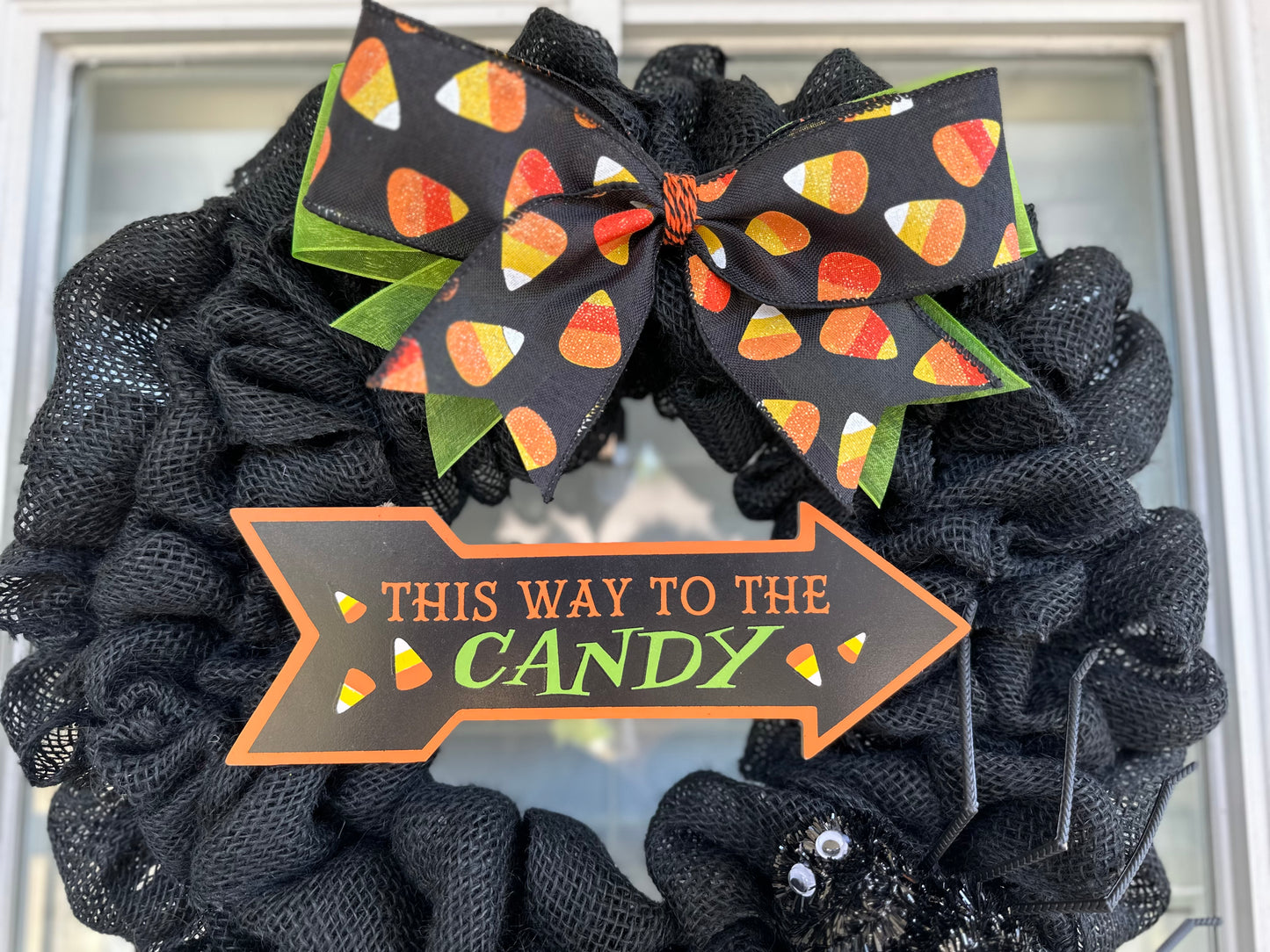Halloween Candy Wreath
