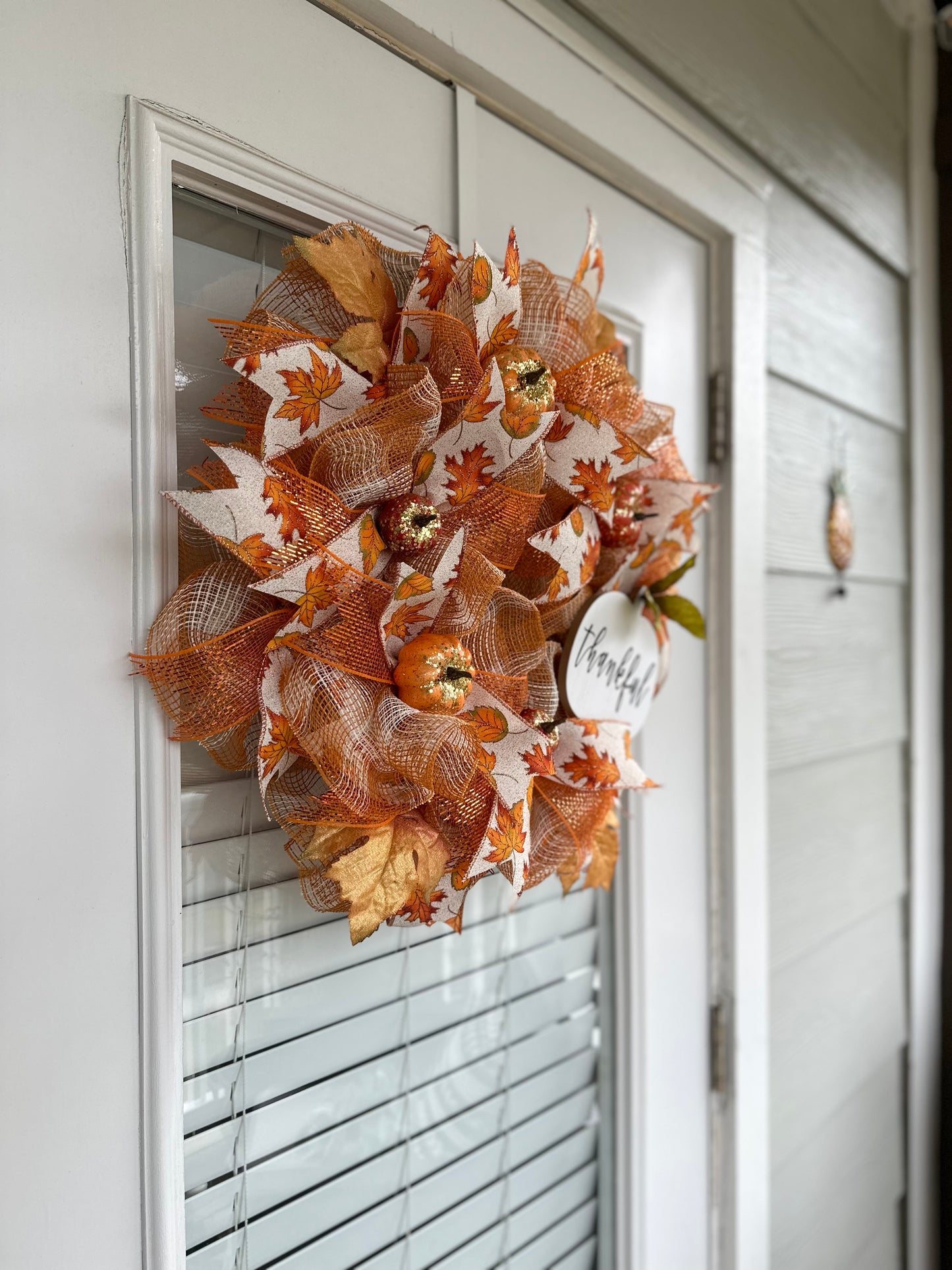 Thankful Pumpkin Wreath